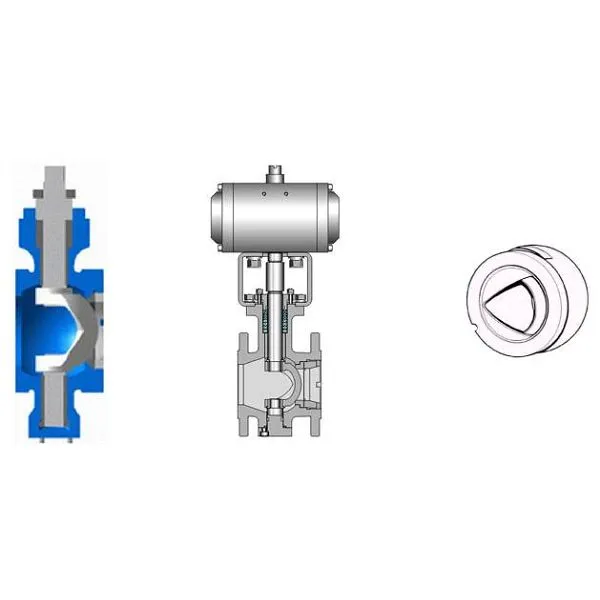 セグメントVポートボールバルブ
